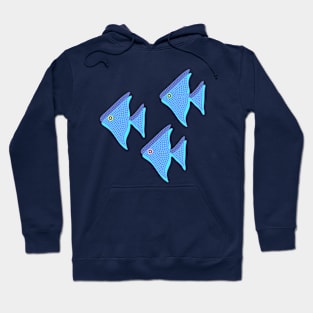 Mosaic angelfish fish Hoodie